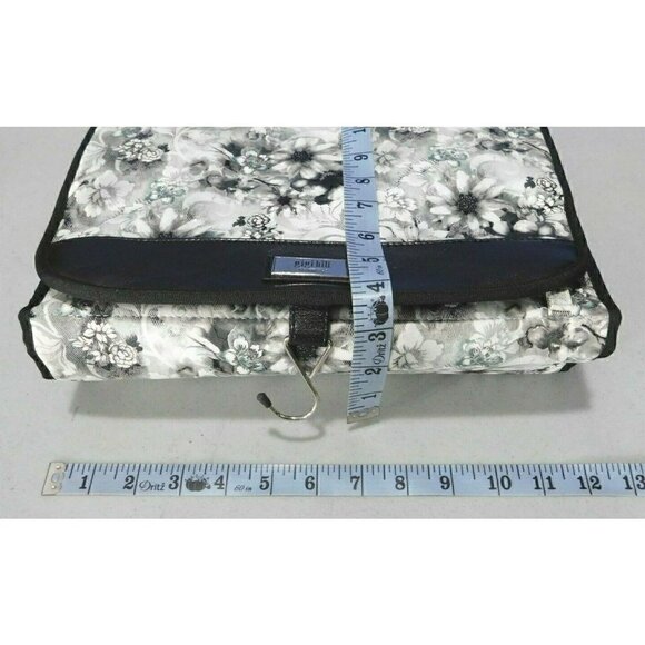 GIGI HILL LOS ANGELES BLACK & WHITE HANGING TRAVEL ORGANIZER, 12 x 28" OPEN - Picture 6 of 7